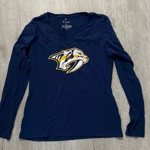 Nashville predators long sleeved tee